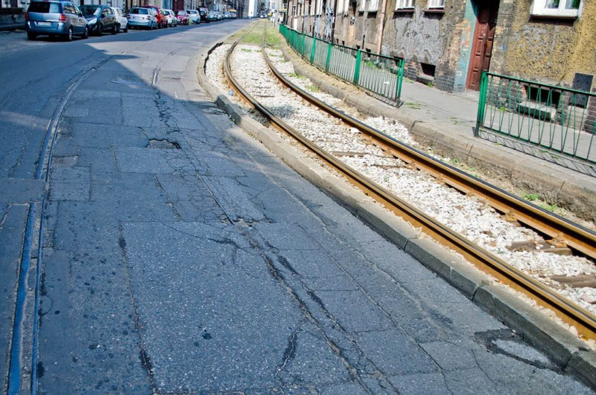 Byt katowicka stare szyny Byt katowicka stare szyny