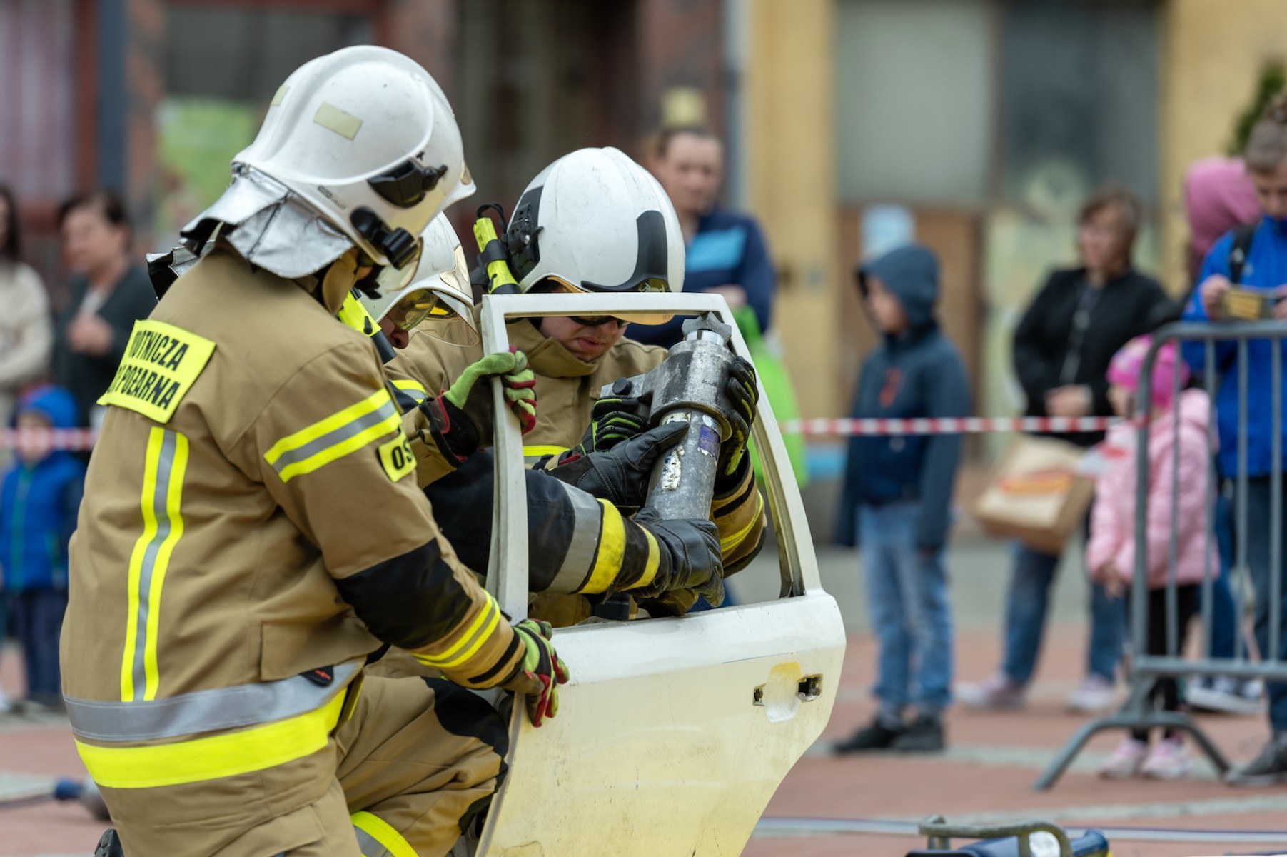 Był ogień i zachwyt publiczności Strażackie pokazy na bytomskim rynku 7