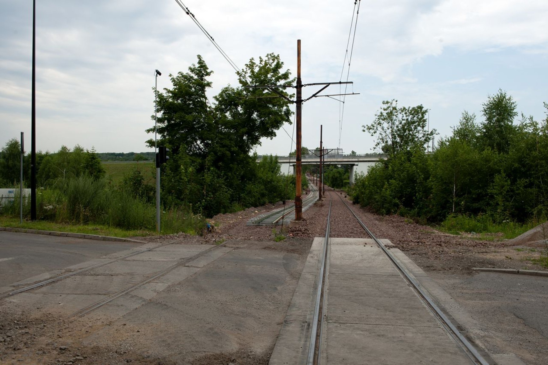Przebudowa linii tramwajowej na Stroszek