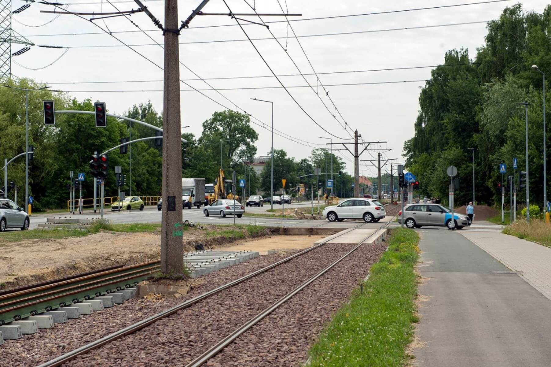 Przebudowa linii tramwajowej na Stroszek
