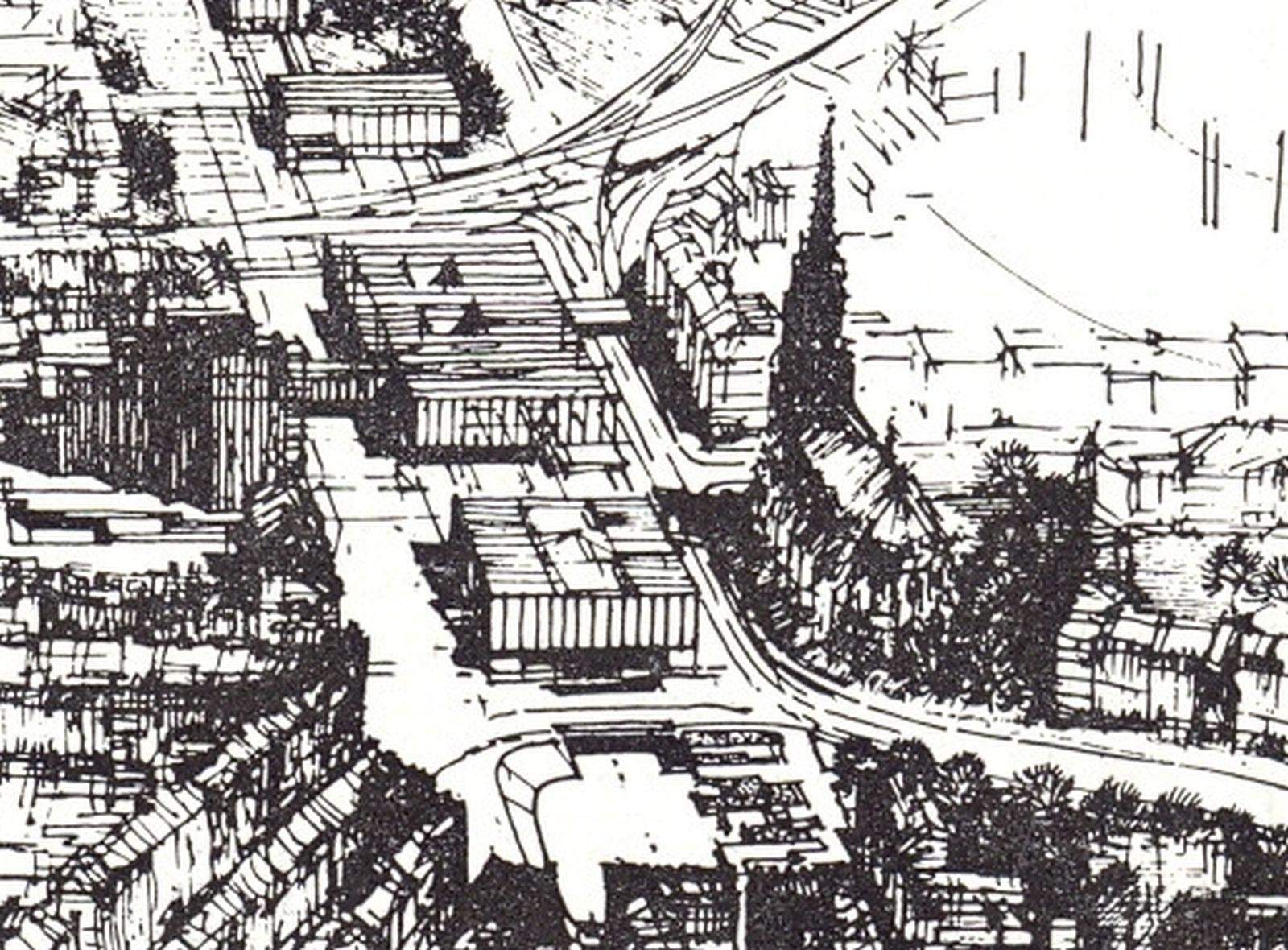 Plany nowego centrum Bytomia z lat 70.