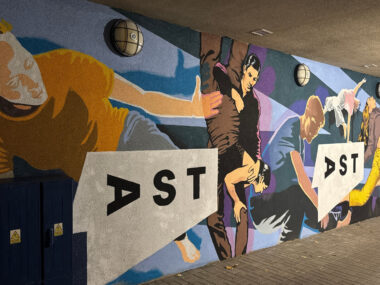 Mural AST w Bytomiu Mural AST w Bytomiu