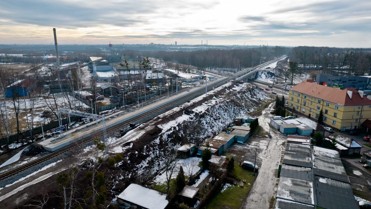 Budowa przystanku Bytom Stroszek