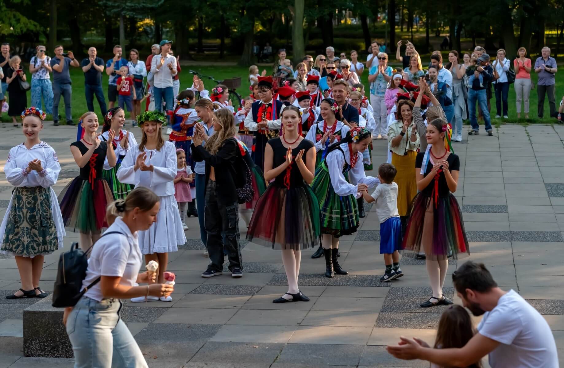 Młodzi tancerze z Berlina i Bytomia wystąpili w Parku Kachla