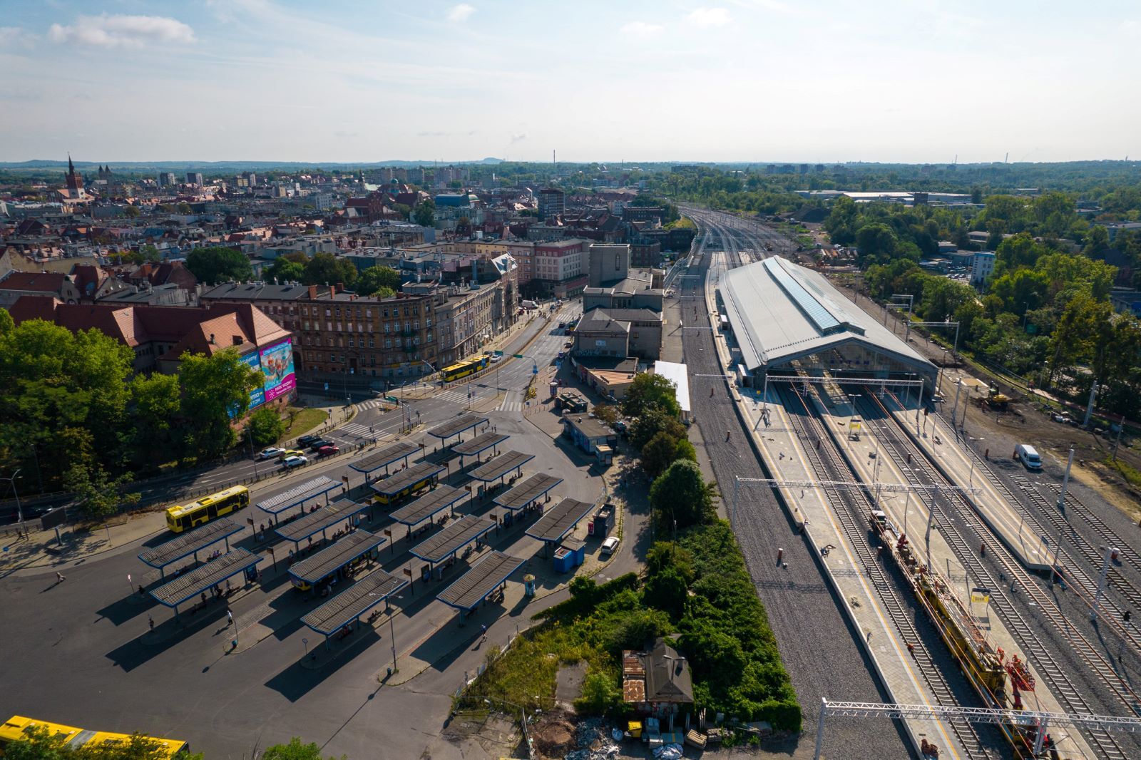 Dworzec autobusowy i hala peronowa Bytom, 20.08 2024